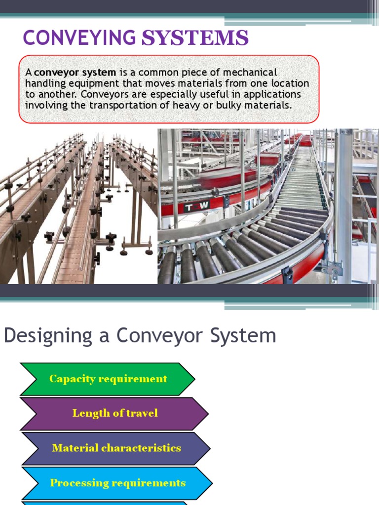 Conveyor Systems Guide | PDF | Belt (Mechanical) | Manufactured Goods