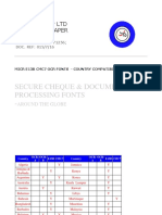 IRP Internet File - MICR E13B CMC7 OCR FONTS - COUNTRY COMPATIBILITY