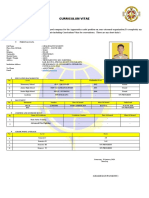 Curriculum Vitae: Advanced Fire Fighting