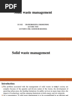 Solid Waste Management Numerical Analysis | PDF | Density | Municipal ...