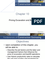 Pricing Excavation and Backfill Work