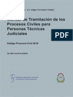 Tramitacion Procesos Civiles Tecnicas 2016 PDF