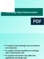 Exchange Rate Determination