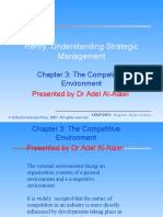 Henry: Understanding Strategic Management: Chapter 3: The Competitive Environment