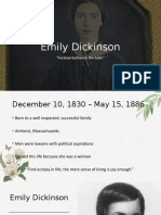 Emily Dickinson: "Fortune Befriends The Bold."