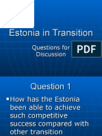 Estonia in Transition - Discussion