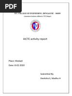 AICTE Activity Report