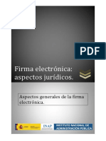 Aspectos generales de la firma electrónica