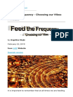 Feed The Frequency - Choosing Our Vibes PDF
