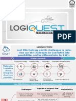 Last Mile Delivery and Its Challenges in India. How Can The Challenges Be Converted Into Possibilities and Be Differentiator For LSP's