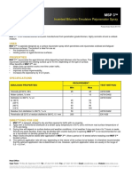 Inverted Bitumen Emulsion Rejuvenator Spray: Description