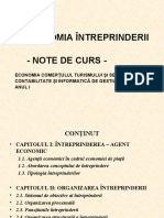 Curs I Economia Intreprinderii