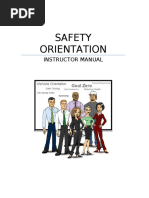 Safety Orientation: Instructor Manual