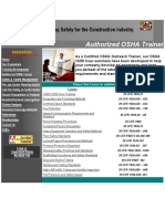 Authorized OSHA Trainer PDF