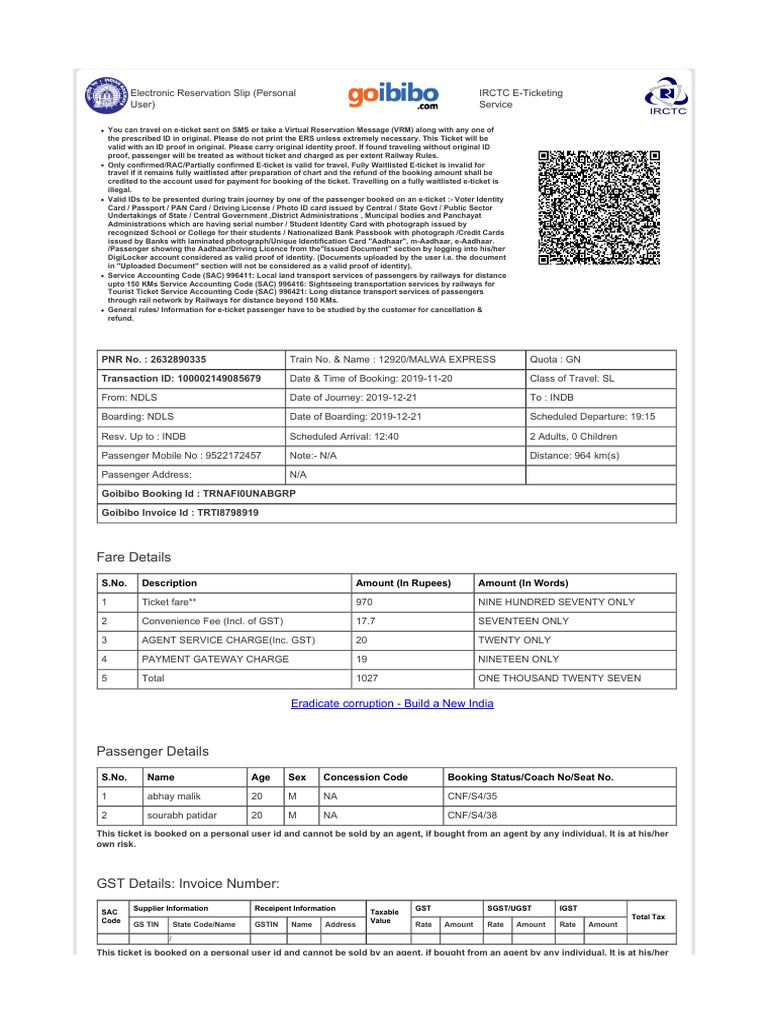 TRNAFI0UNABGRP Eticket PDF | PDF | Identity Document | Ticket (Admission)
