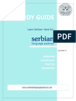 Study Guide: Learn Serbian. Have Fun