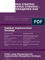 Implementasi Strategi Isu-Isu Manajemen Dan Operasi