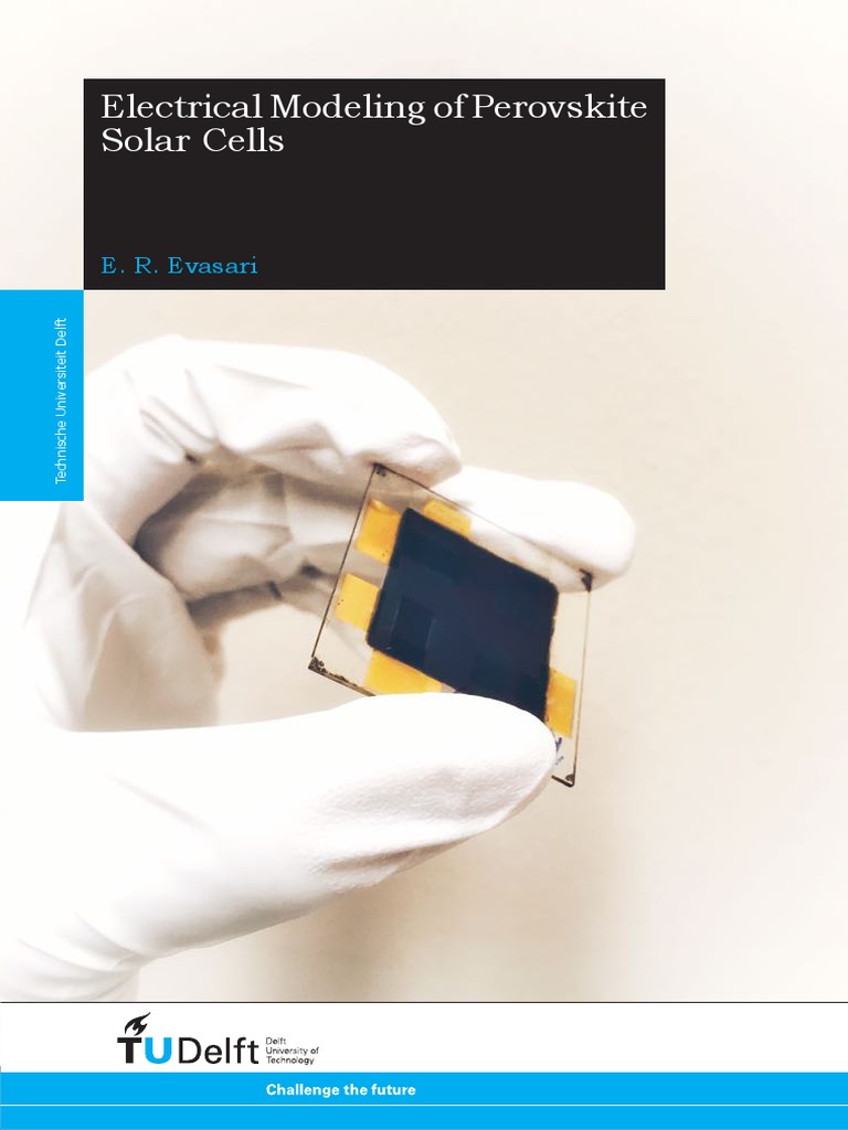 Electical Modeling of Perovskite Solar Cells PDF | PDF | Photovoltaics ...