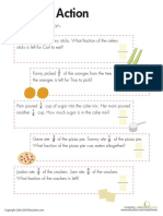 Fraction Action: Answer Each Question