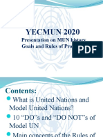 YECMUN 2020 Presentation on MUN Rules