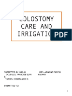 Colostomy Care and Irrigation
