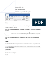 View and Compare Documents Side by Side