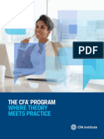 The Cfa Program: Where Theory Meets Practice