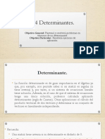 5.4 Determinantes.