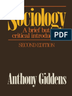 Anthony Giddens (Auth.) - Sociology - A Brief But Critical Introduction-Macmillan Education UK (1986) PDF