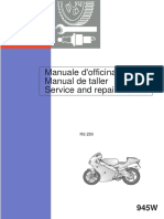Manuale D'officina Manual de Taller Service and Repair Manual