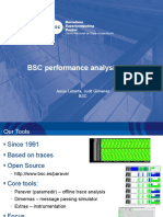 BSC Performance Analysis Tools
