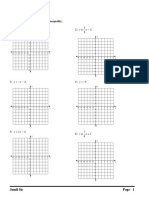 Inequalities Worksheet 8