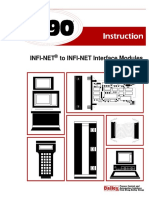 Infi-Net To INFI-NET Interface Modules: Process Control and Automation Solutions From Elsag Bailey Group