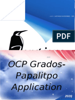Ocp Grados Application
