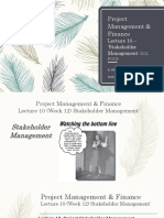 Project Management & Finance