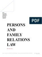 Persons and Family Relations Law