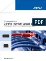 Ceramic Transient Voltage Suppressors: EPCOS Sample Kit 2015