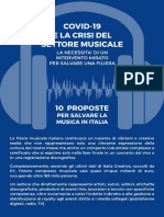 10 Proposte Per Salvare La Musica in Italia