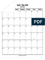 WorksheetWorks MultiWeek Calendar 1
