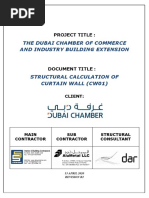 Facade Calculation | PDF | Bending | Strength Of Materials