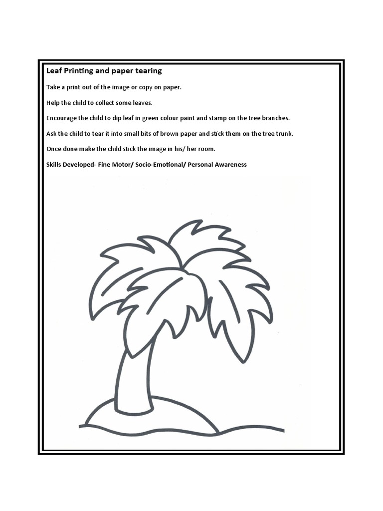 Leaf Art for Kids' Development | PDF | Career & Growth | Self-Improvement