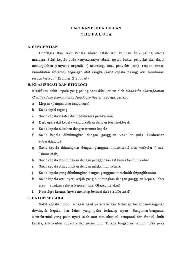 Panduan Lengkap Sakit Kepala: Chefalgia | PDF | Pengembangan Diri ...