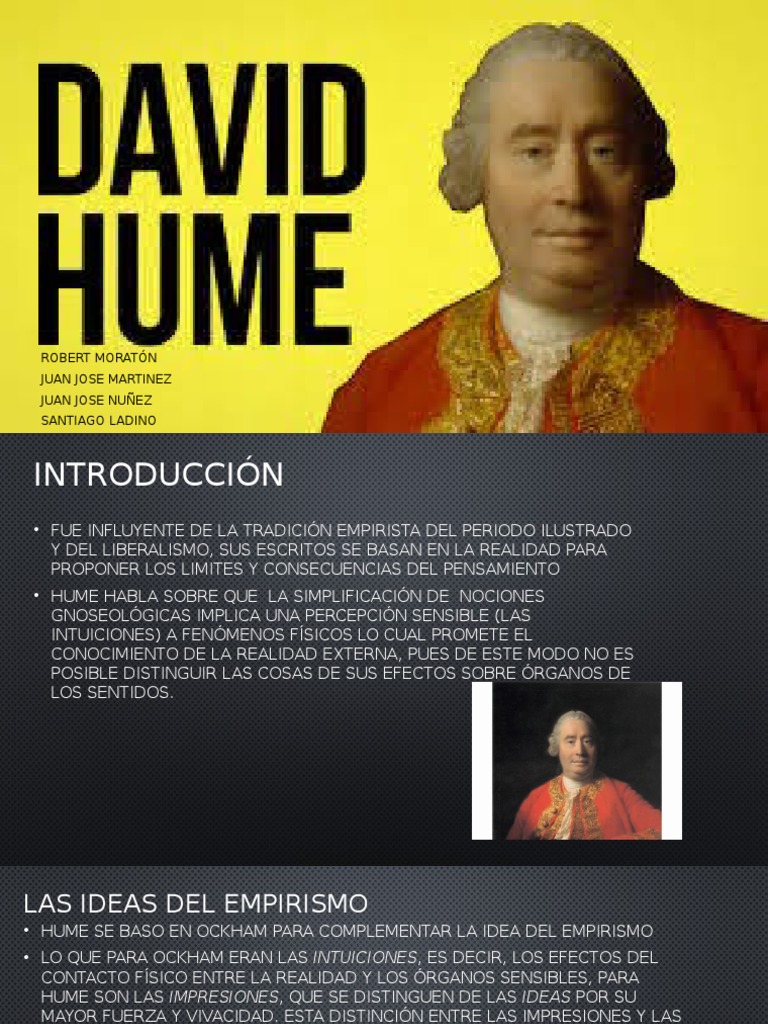 David Hume | PDF | Empirismo | David Hume