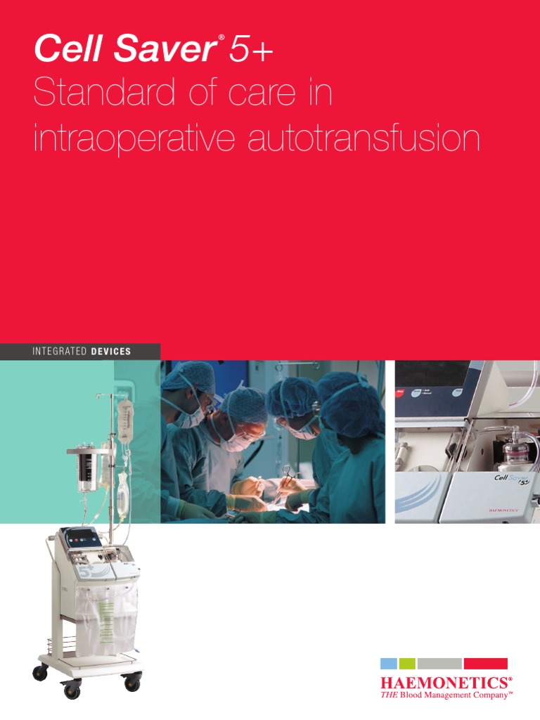 Haemonetics Cell Saver CS5 | PDF | Surgery | Body Fluids