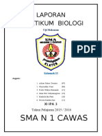 Laporan Praktikum Biologi Uji Makanan