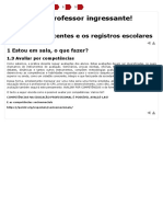 As Práticas Docentes e Os Registros Escolares - Avaliar Por Competências PDF