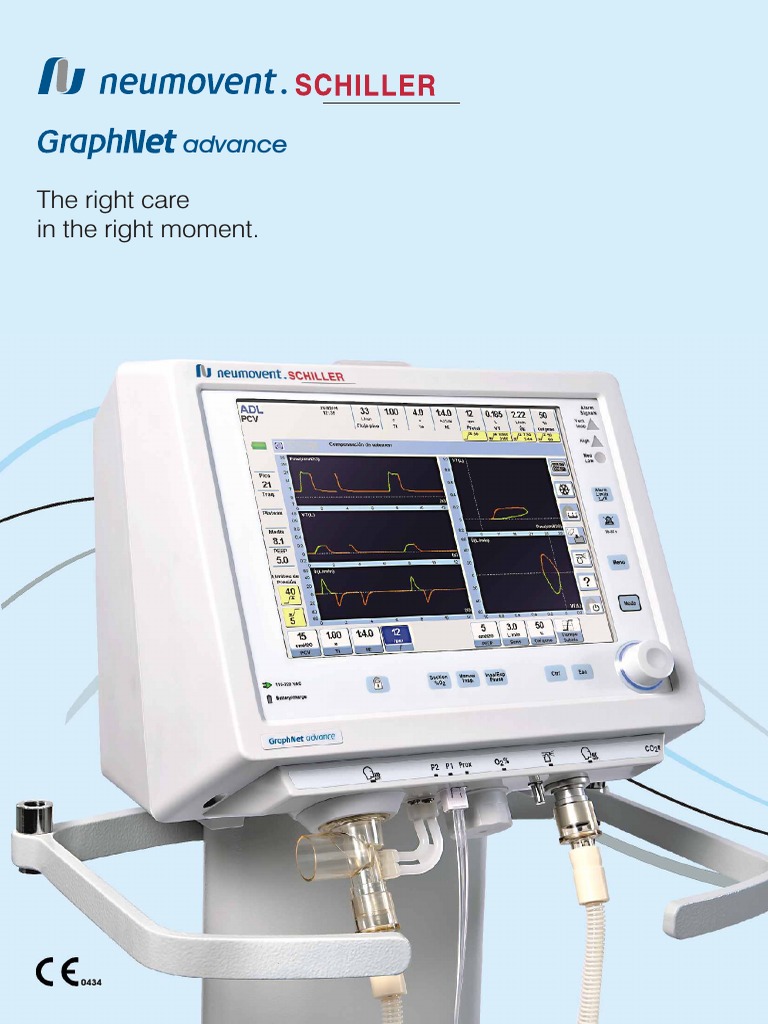 Schiller Graphnet Advanced Ventilator PDF | PDF | Respiration | Breathing