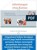 Pembentangan Kertas Kursus Hubungan Etnik