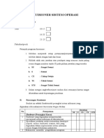 Kuisioner Sistem Operasi