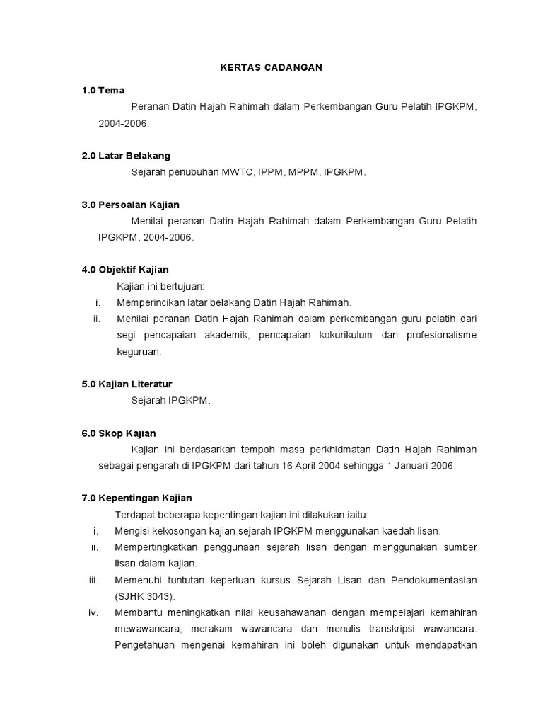 Kertas Cadangan Pdf